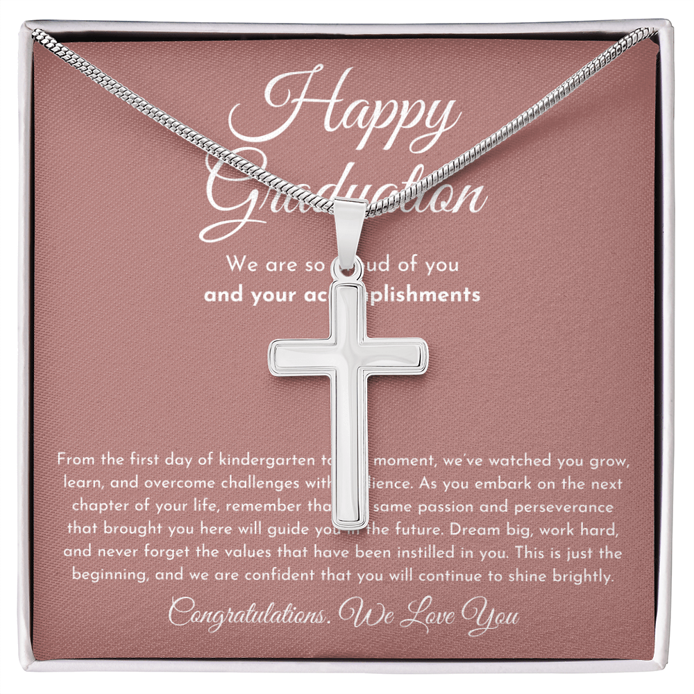 Happy Graduation Gift For Her (Cross Necklace)