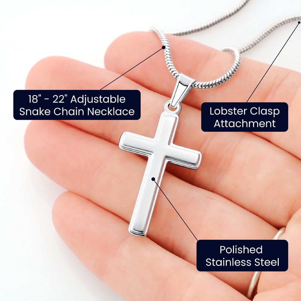 Happy Graduation Gift For Her (Cross Necklace)