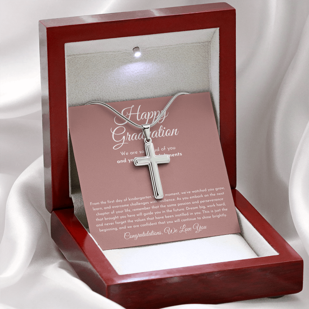 Happy Graduation Gift For Her (Cross Necklace)