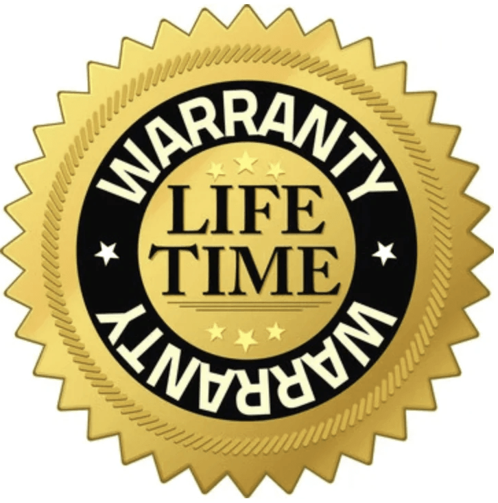 Lifetime Warranty + Rush Delivery