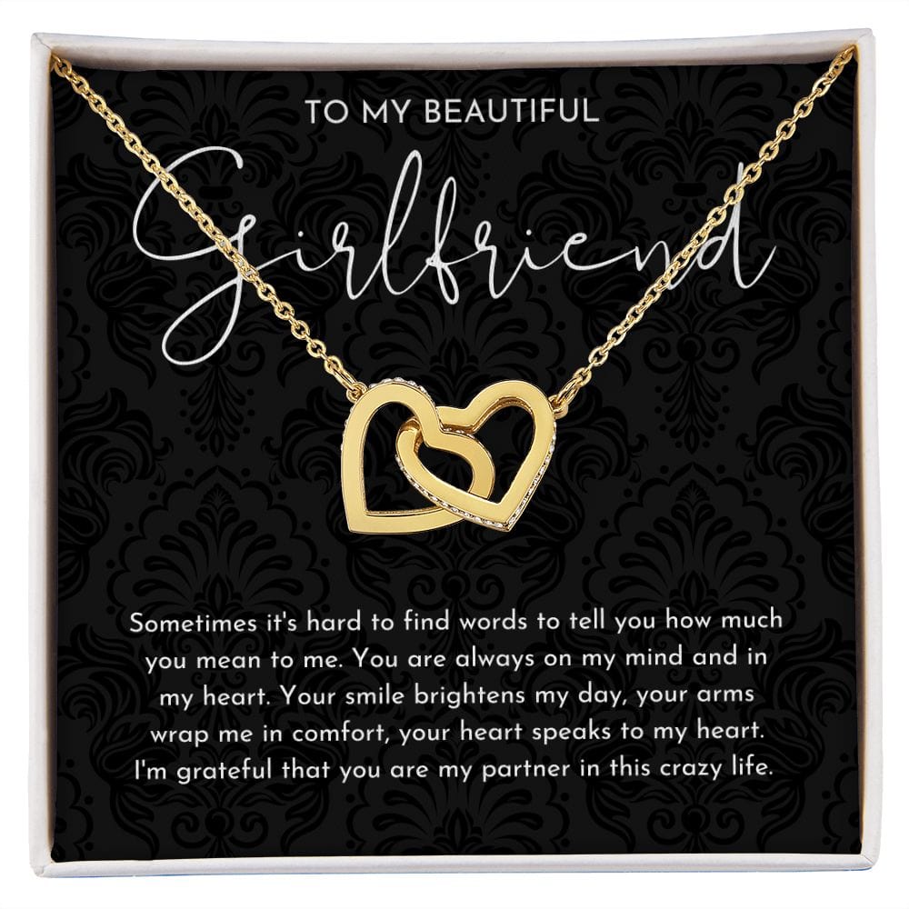Girlfriend Interlocking Hearts Necklace