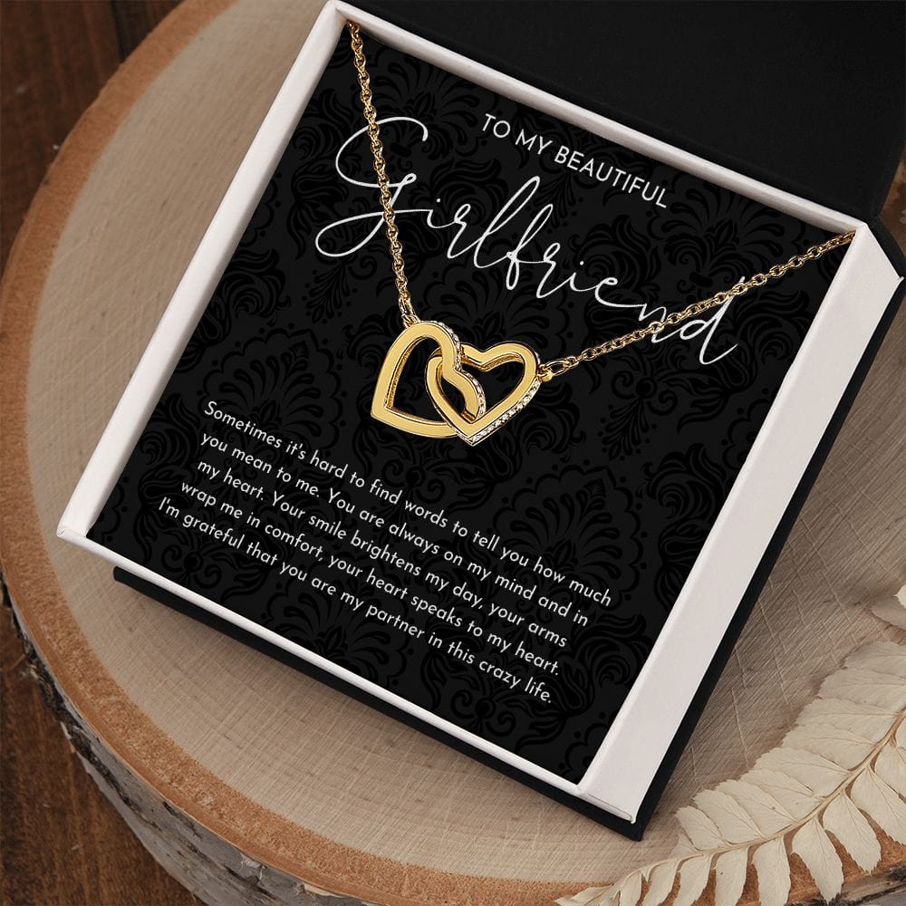 Girlfriend Interlocking Hearts Necklace