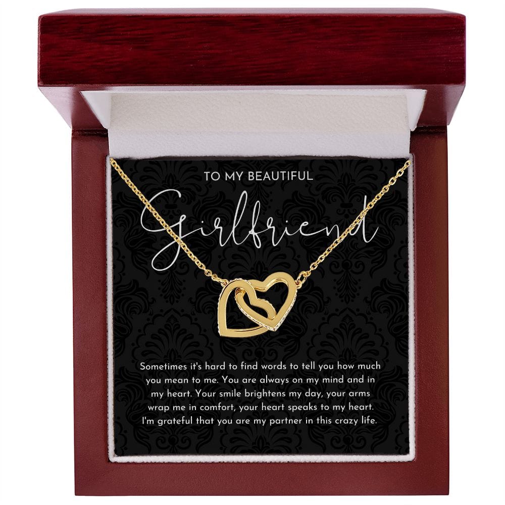 Girlfriend Interlocking Hearts Necklace
