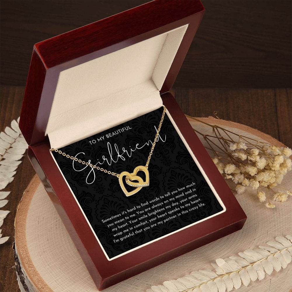 Girlfriend Interlocking Hearts Necklace