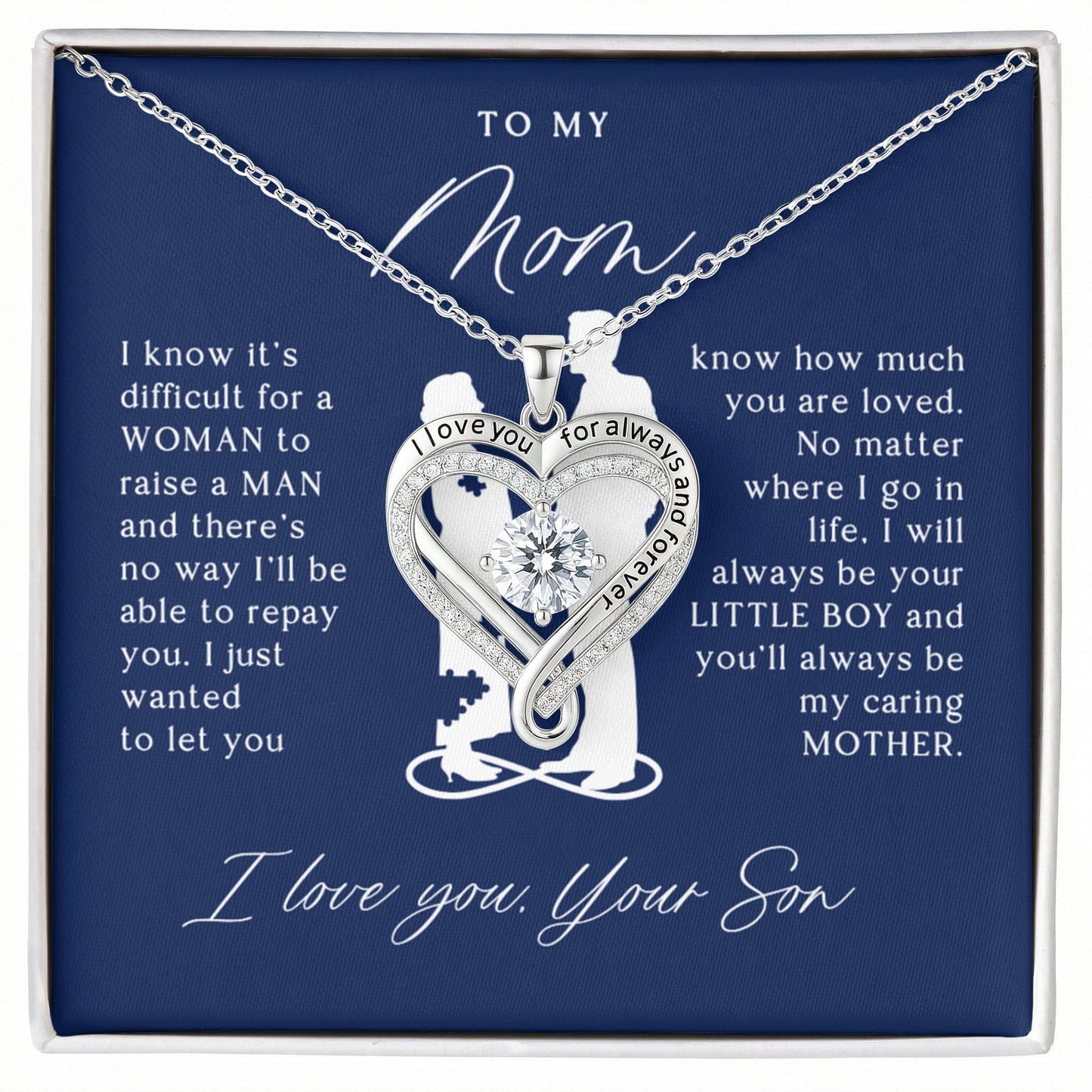 To My Mom From Son - Love You Always Necklace