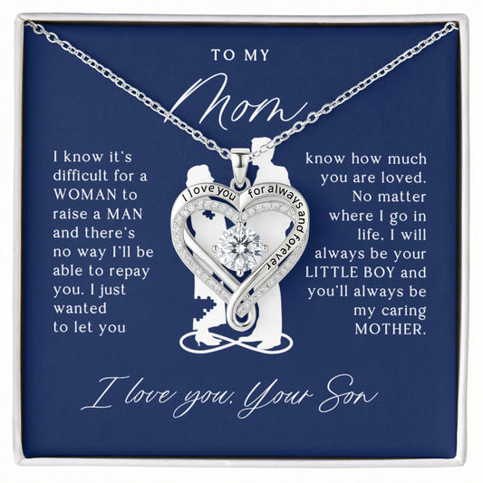 To My Mom From Son - Love You Always Necklace