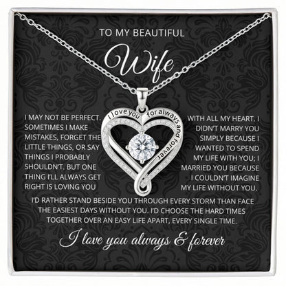 To My Wife | All My Heart Necklace