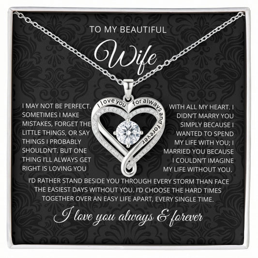 To My Wife | All My Heart Necklace