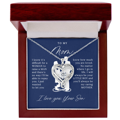To My Mom From Son - Love You Always Necklace