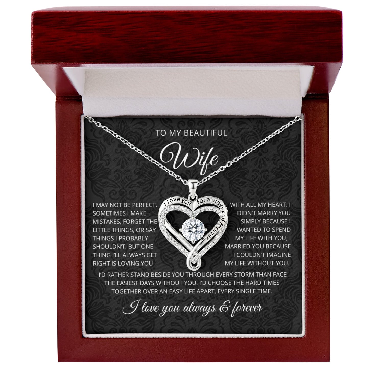 To My Wife | All My Heart Necklace