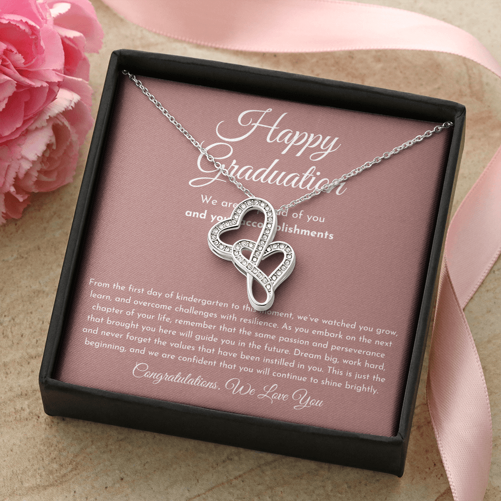 Graduation Gift For Her - Unity Hearts Necklace