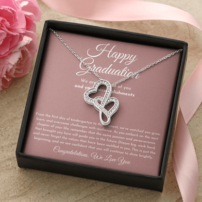 Graduation Gift For Her - Unity Hearts Necklace