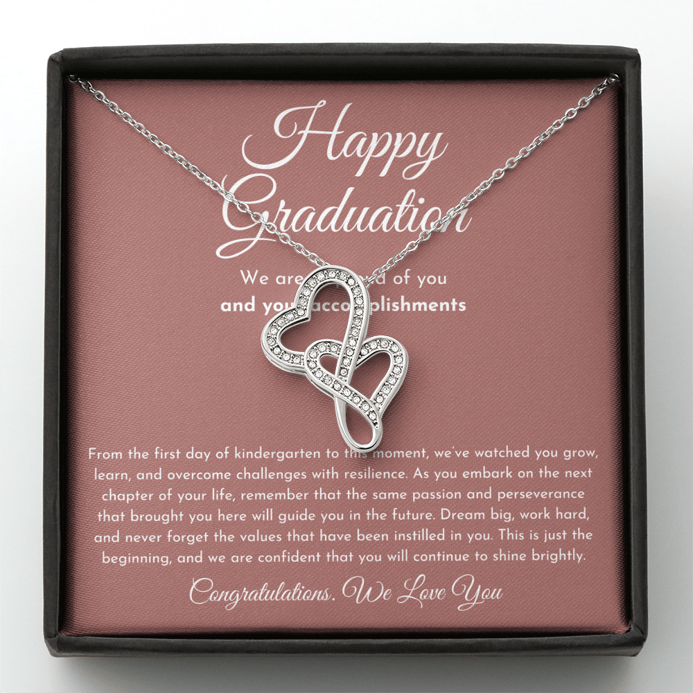 Graduation Gift For Her - Unity Hearts Necklace