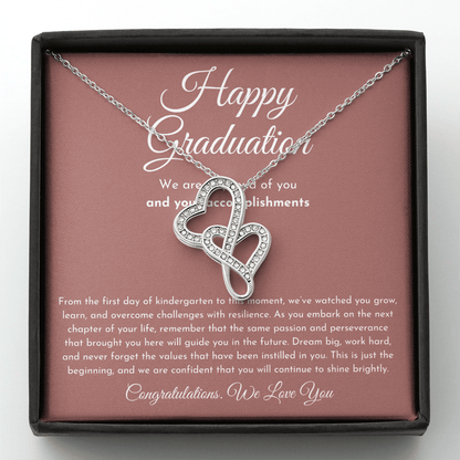 Graduation Gift For Her - Unity Hearts Necklace