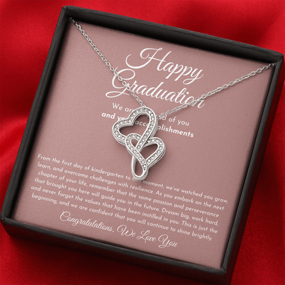 Graduation Gift For Her - Unity Hearts Necklace