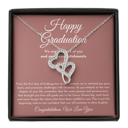 Graduation Gift For Her - Unity Hearts Necklace