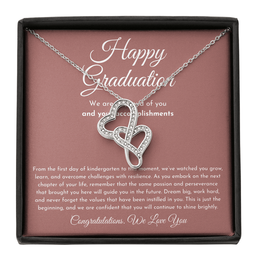 Graduation Gift For Her - Unity Hearts Necklace