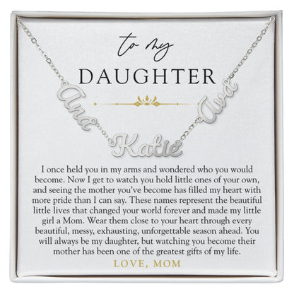 Daughter Custom Children's Name Necklace | The Little Names That Changed Everything