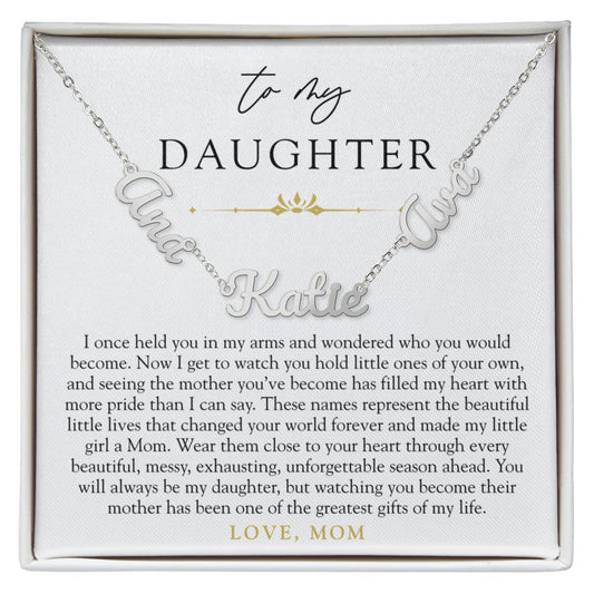 Daughter Custom Children's Name Necklace | The Little Names That Changed Everything