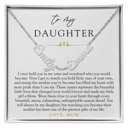 Daughter Custom Children's Name Necklace | The Little Names That Changed Everything
