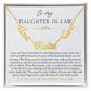 Daughter In Law Children's Name Necklace | The Heart of Their World