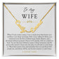 Wife Custom Children's Name Necklace | Reasons I Love Coming Home