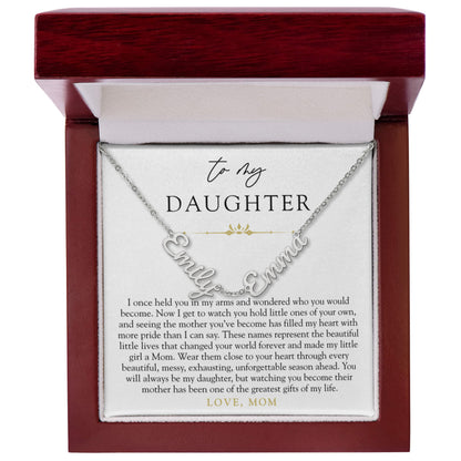 Daughter Custom Children's Name Necklace | The Little Names That Changed Everything