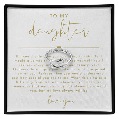 Daughter Hug Ring | If I Could Give You One Thing