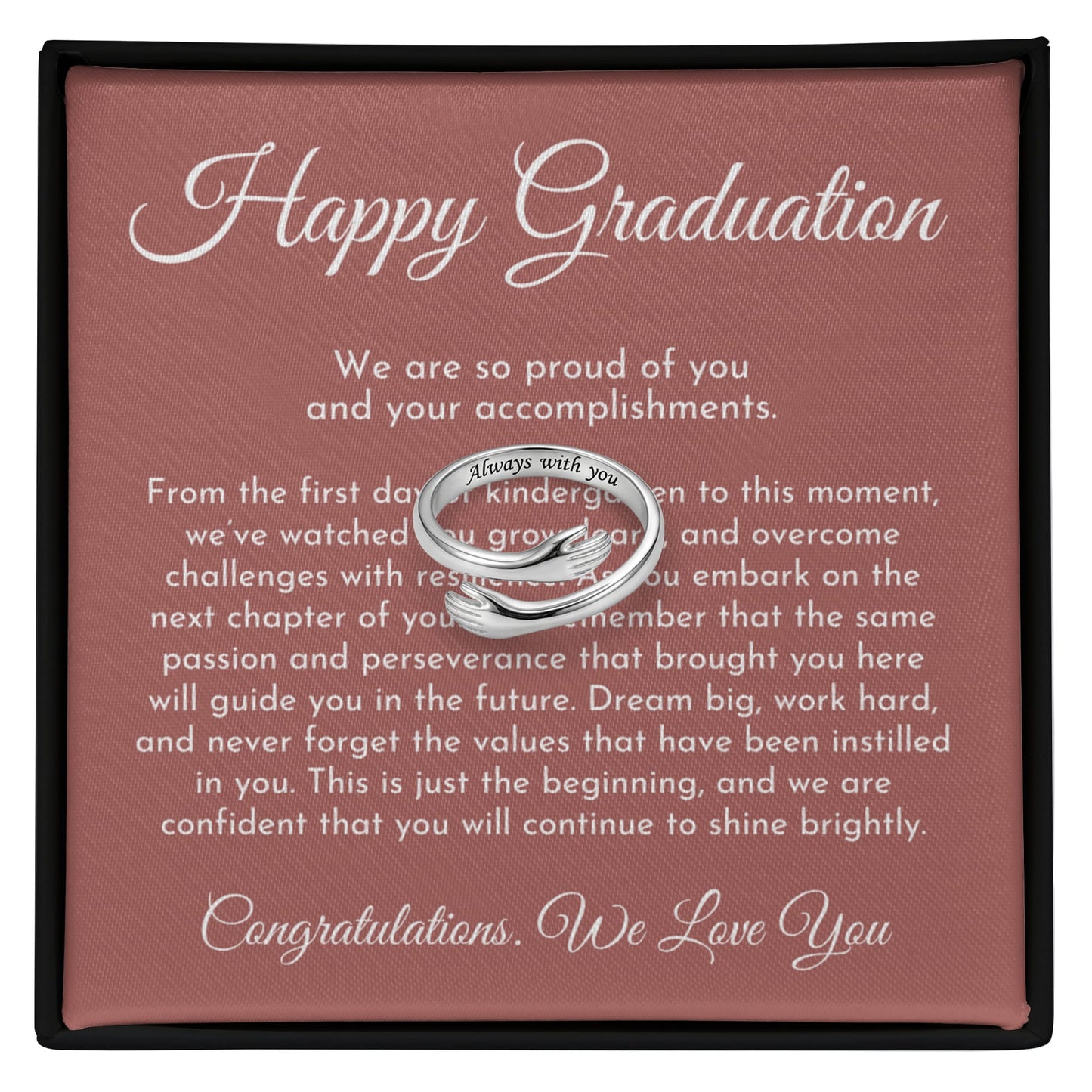 Graduation Gift For Her - Hug Ring
