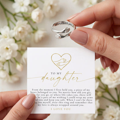 Daughter Hug Ring | My Hug Goes With You