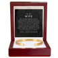 Wife Custom Engraved Cuff Bracelet | My Favorite Life