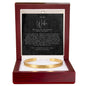 Custom Engraved Wife Promise Cuff Bracelet | Always Remember