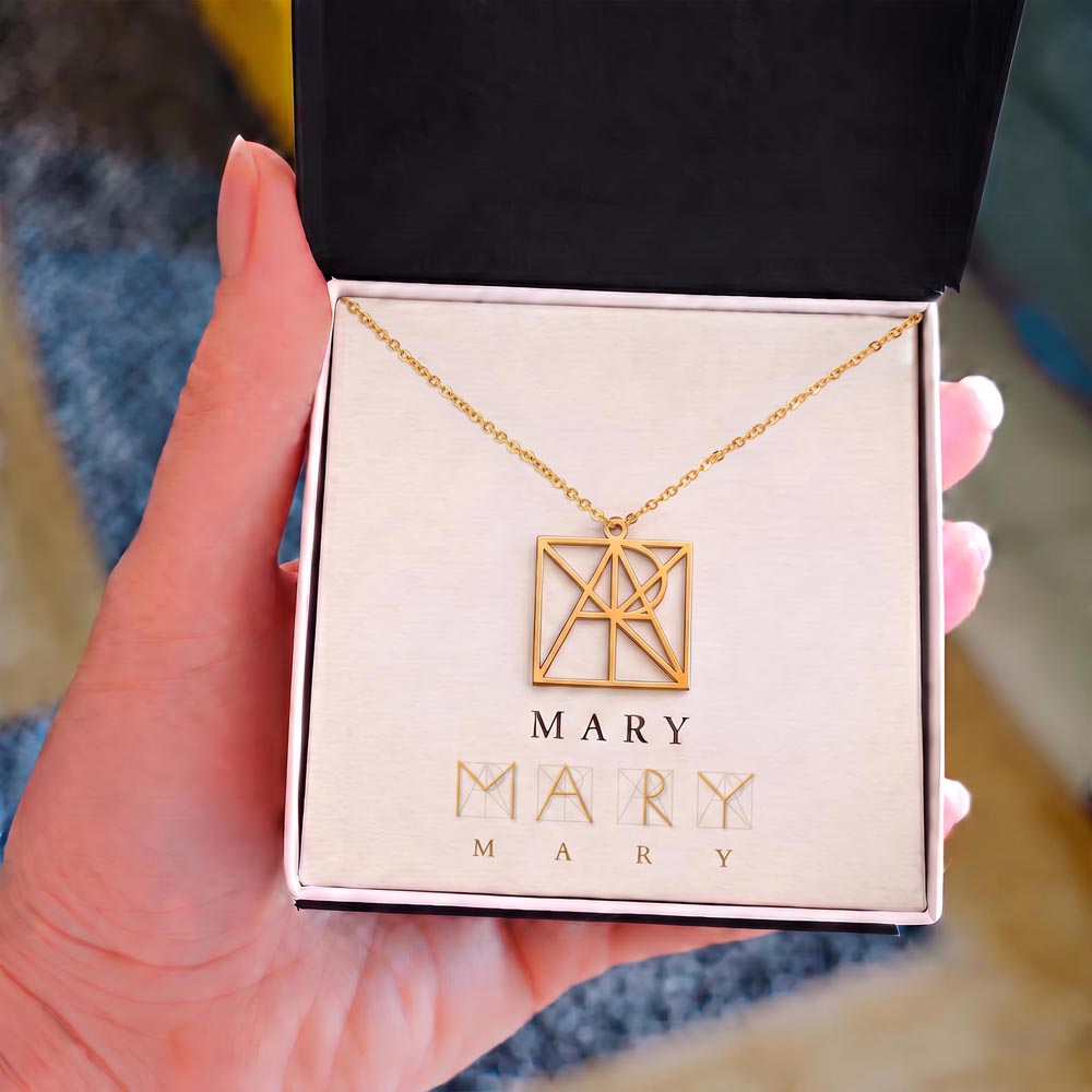 Unique Custom Name Logo Necklace