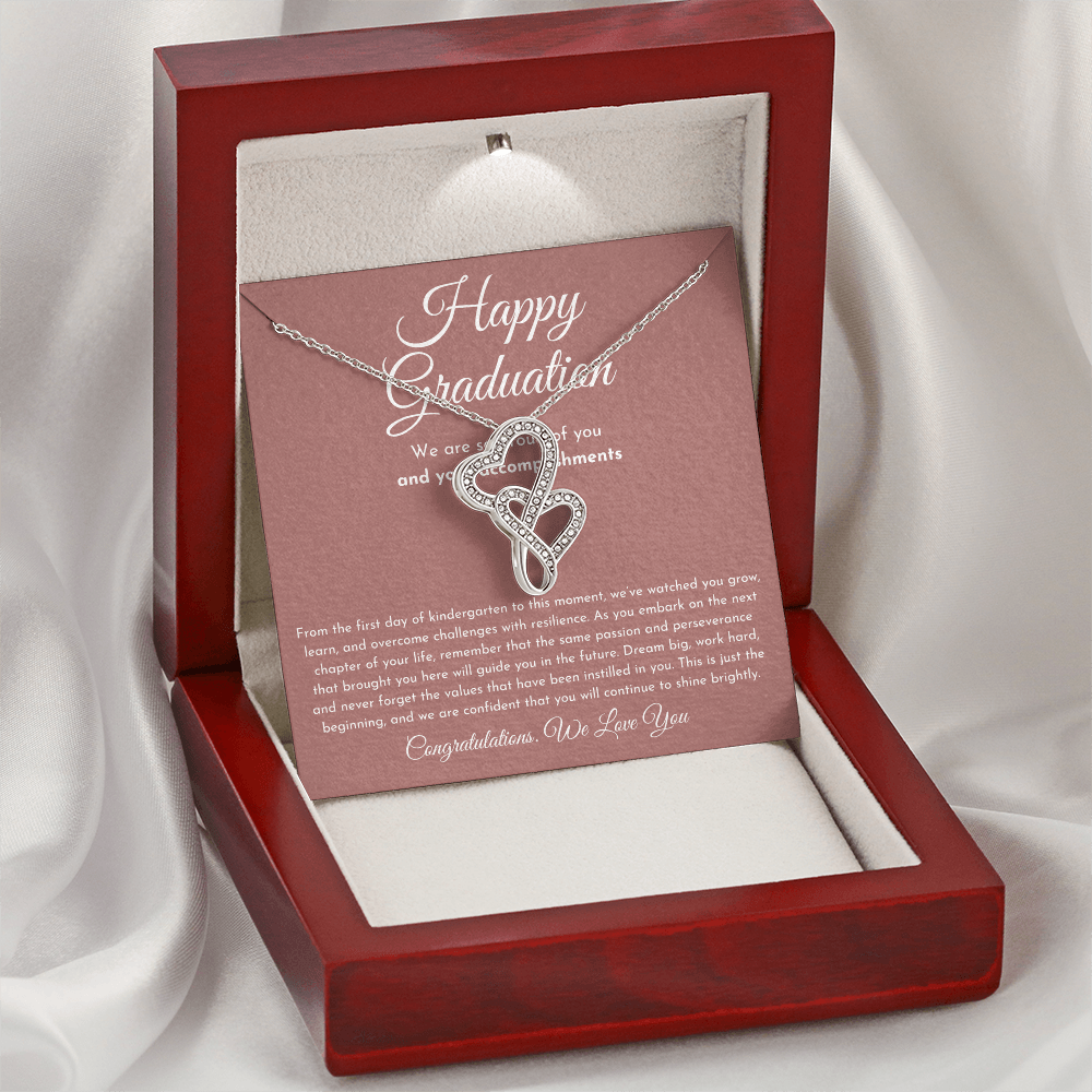 Graduation Gift For Her - Unity Hearts Necklace