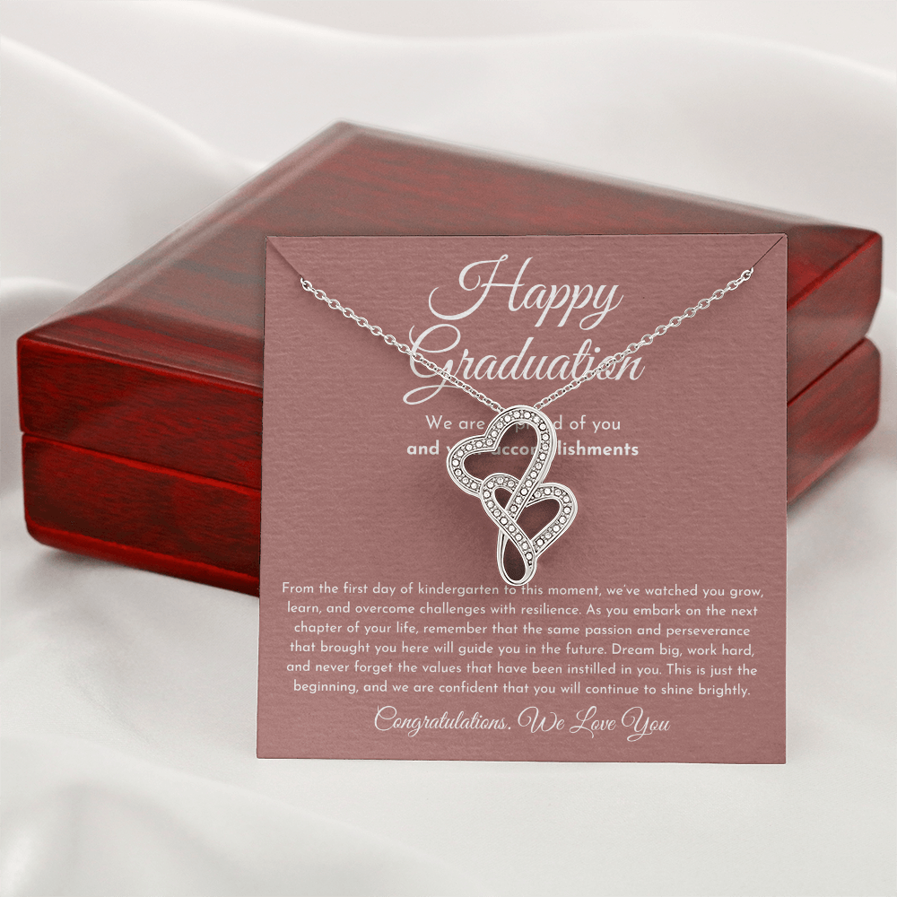 Graduation Gift For Her - Unity Hearts Necklace