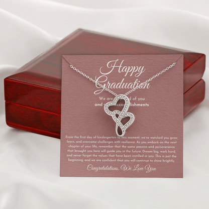 Graduation Gift For Her - Unity Hearts Necklace