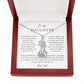 To Daughter From Dad Wild Heart Giraffe Necklace