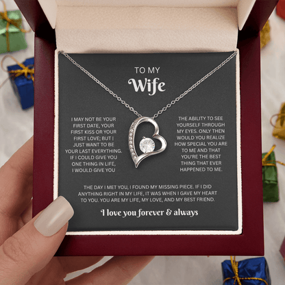 To My Wife (Forever Heart Necklace)