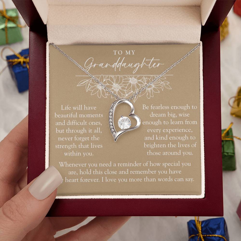 To My Granddaughter | Your Greatest Strength Sunflower