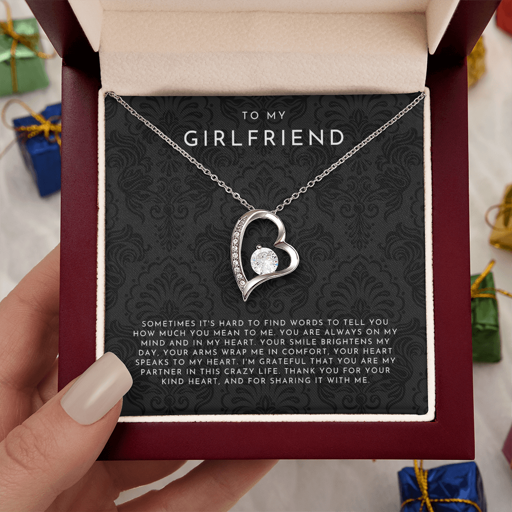 To My Girlfriend - Heart Necklace