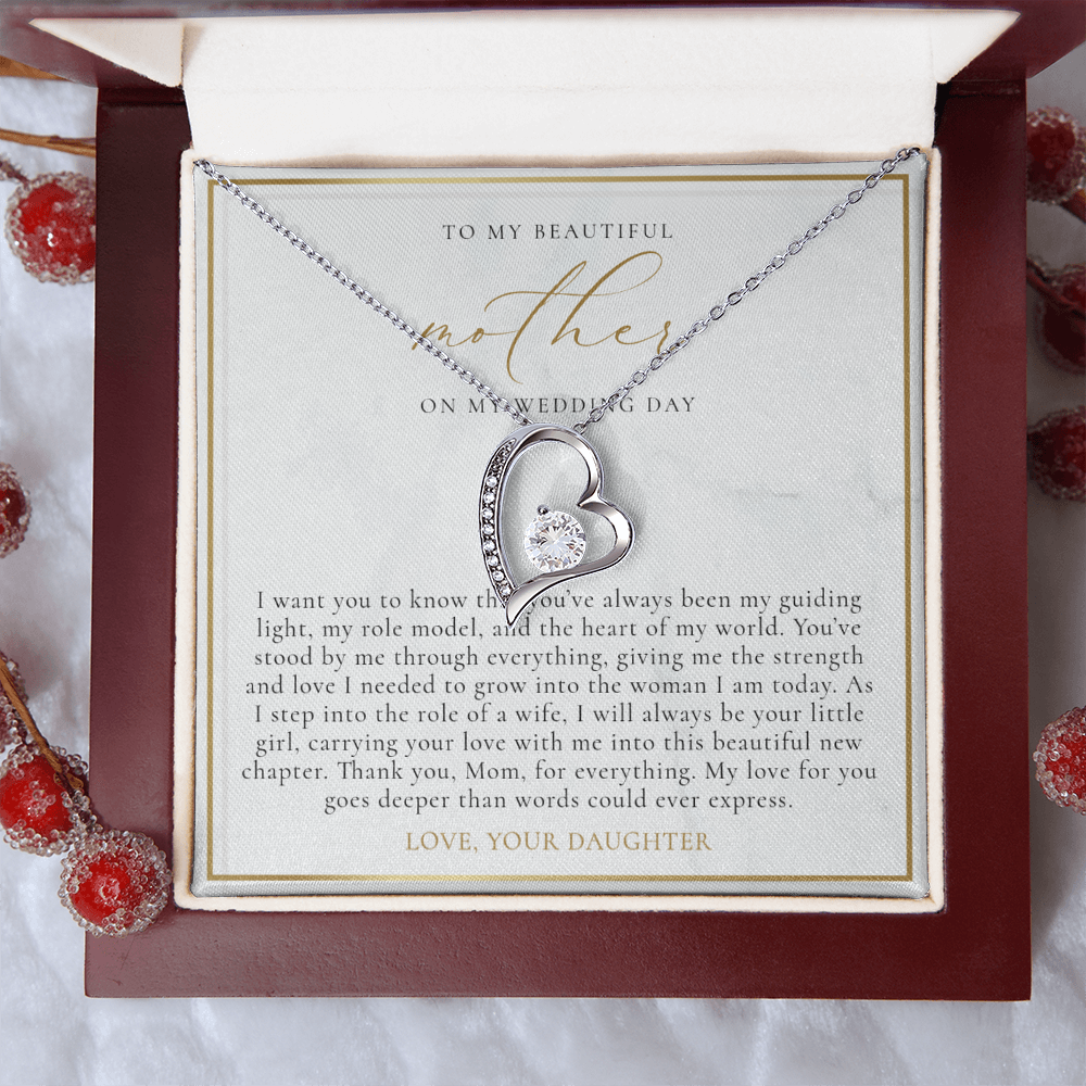 Mother Of The Bride Gift - Forever Love Necklace