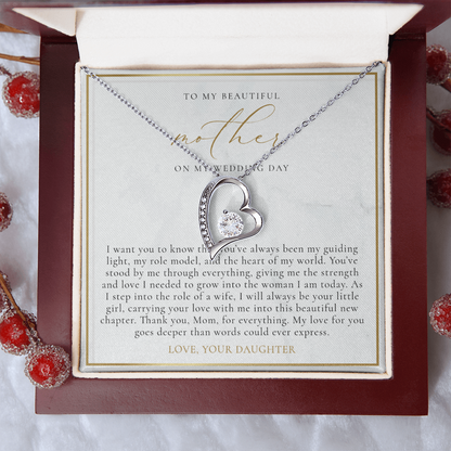 Mother Of The Bride Gift - Forever Love Necklace