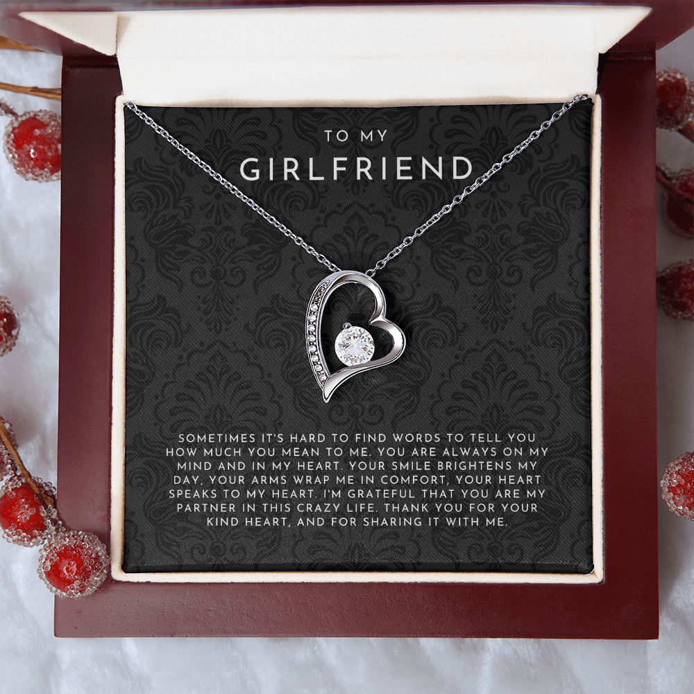 To My Girlfriend - Heart Necklace