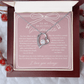 To My Granddaughter | My Heart is Always With You Necklace Blush