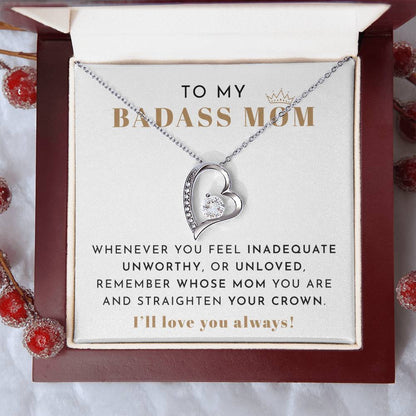 To My Badass Mom Necklace