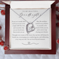 To My Granddaughter Heart Necklace | Loved Beyond Measure