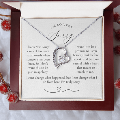 Apology Heart Necklace | More Than Just I'm Sorry