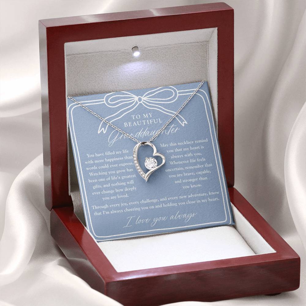 To My Granddaughter | My Heart Is Always With You Dusty Blue