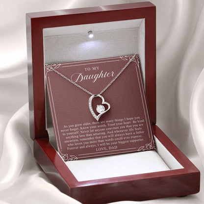 To My Daughter From Dad | Trust Your Heart Burgundy