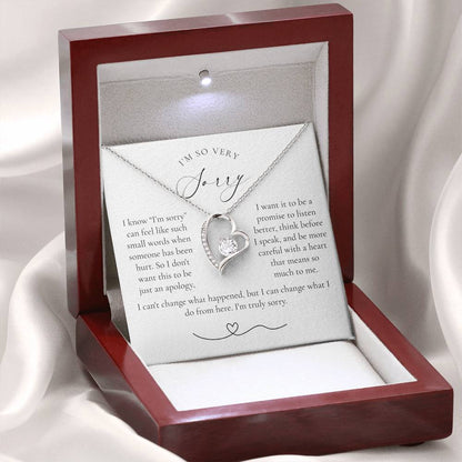 Apology Heart Necklace | More Than Just I'm Sorry